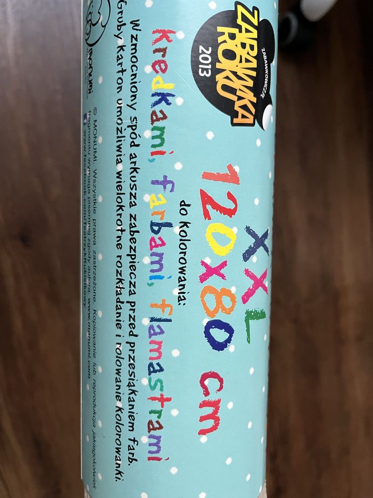 Kolorowanka podlogowa XXL Budowa