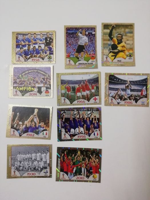 Cromos e Caderneta Panini - Mundial Rússia 2018