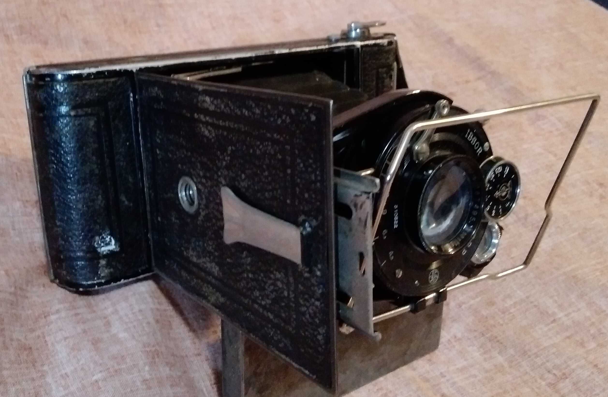 Kolekcjonerski aparat miechowy Voigtländer IBSOR D.R.P. unikat