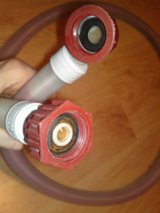 Wąż dopływowy kątowy do pralki zmywarki uniwersalny uszczelki  1,65 m