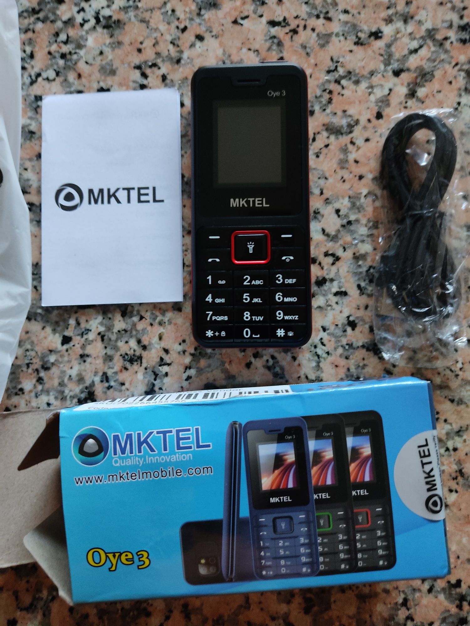 Telemóvel Mktel oye 3, Novo