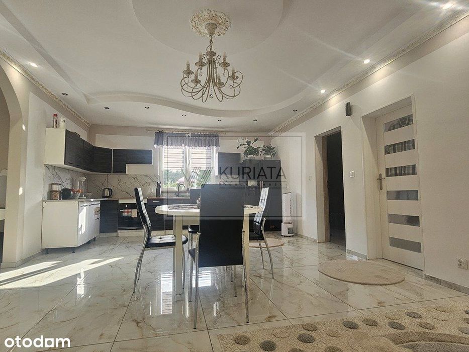 Parterowy przytulny nowy dom Parchów