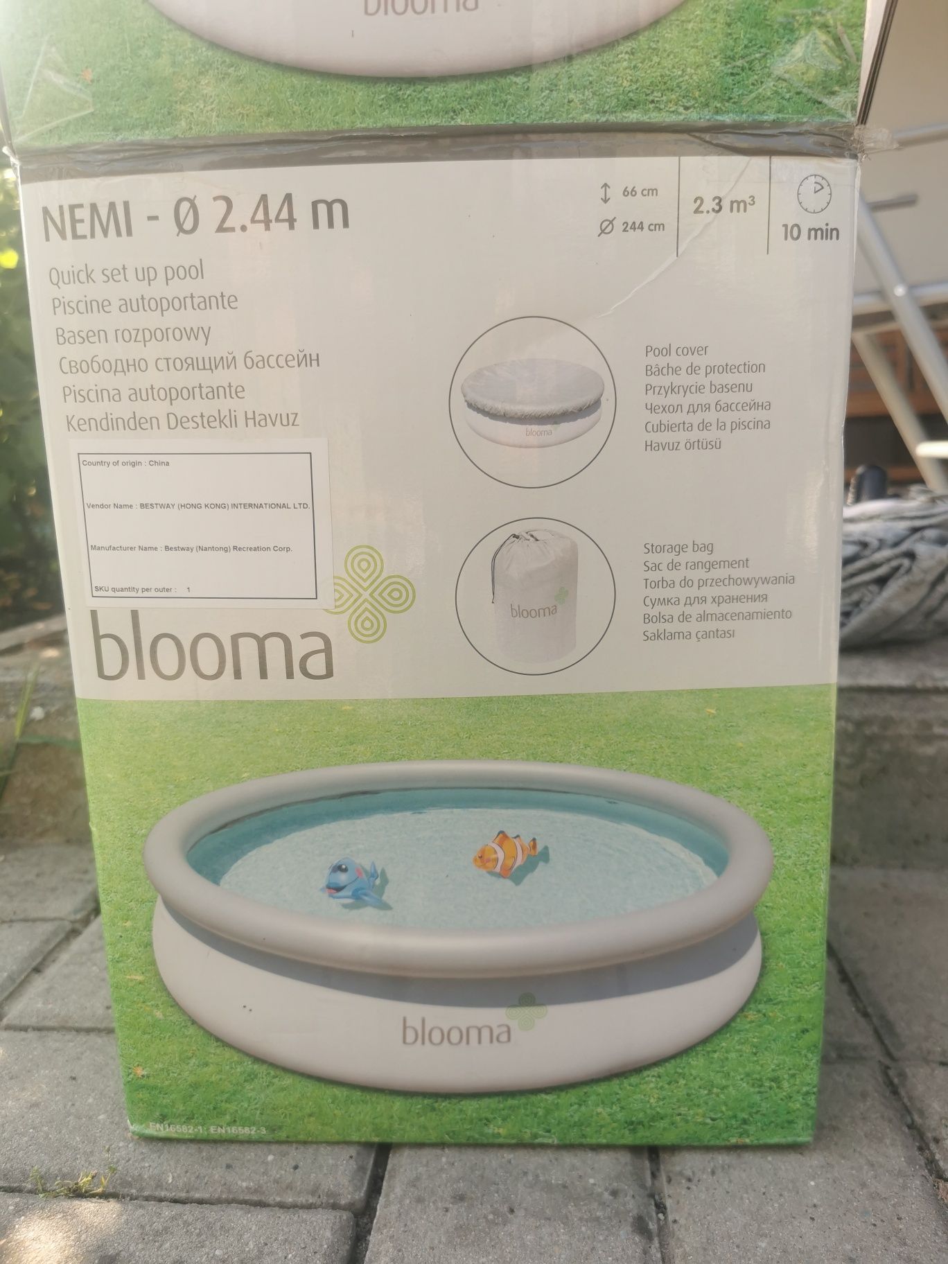 Basen ogrodowy BLOOM