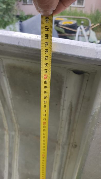 Łódź wedkarska aluminiowa 410x150