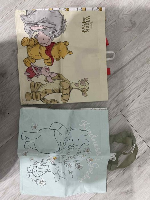 Torby na zakupy z Kubusiem Puchatkiem