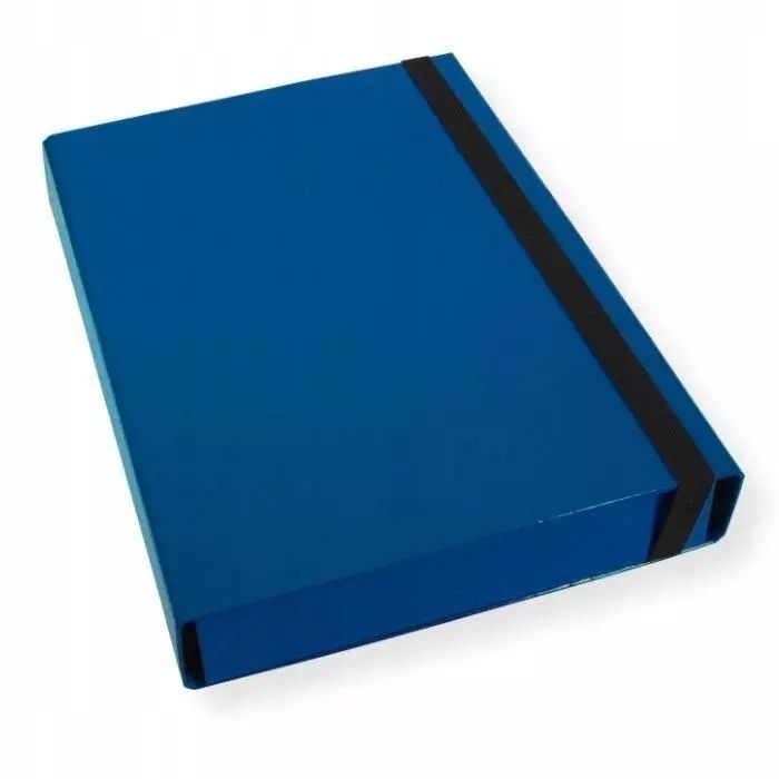 Teczka A4 skrzydłowa 5cm niebieska. Penword. Nowy Produkt