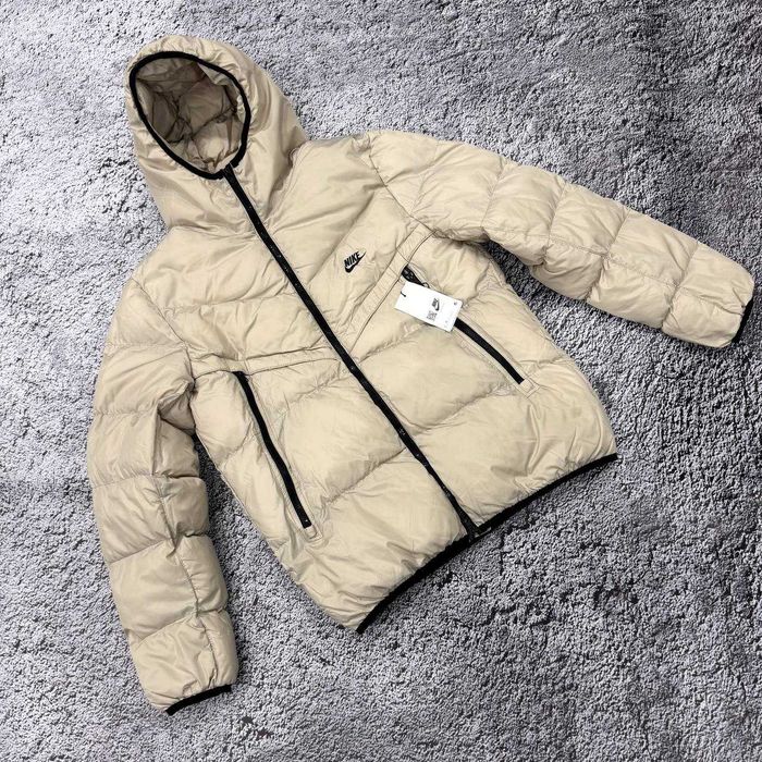 !SALE! Пуховик Nike NSW Storm-Fit Beige XS S M L XL XXL найк куртка