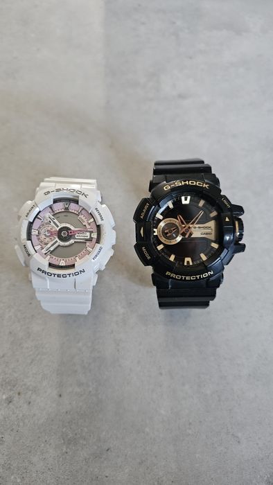Dwa zegarki marki g-shock