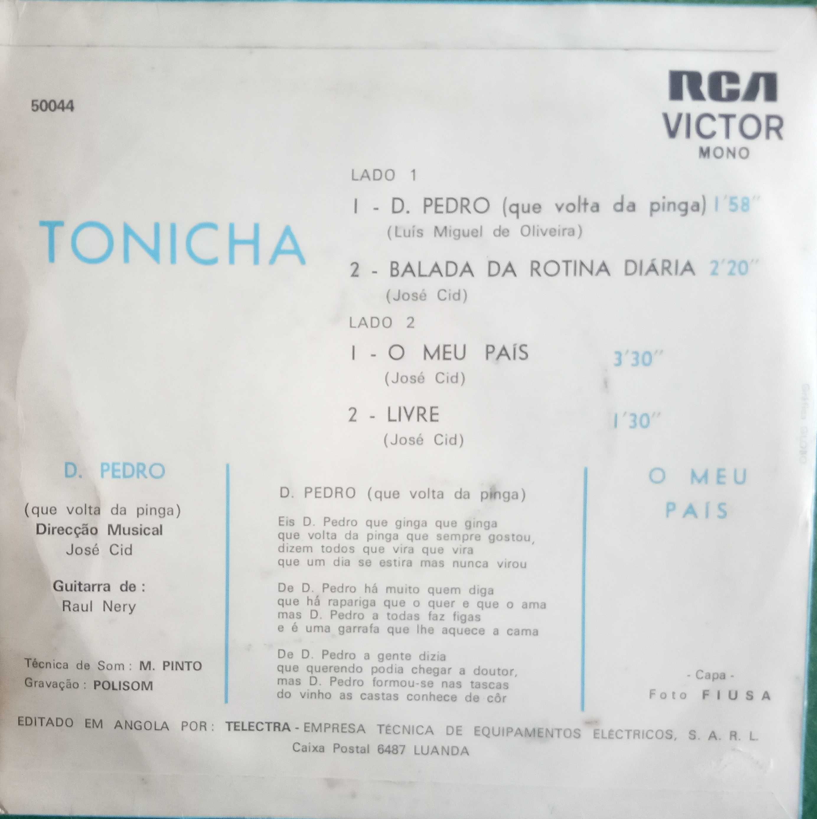 Tonicha	- - - - -	D. Pedro	- - - - -	EP