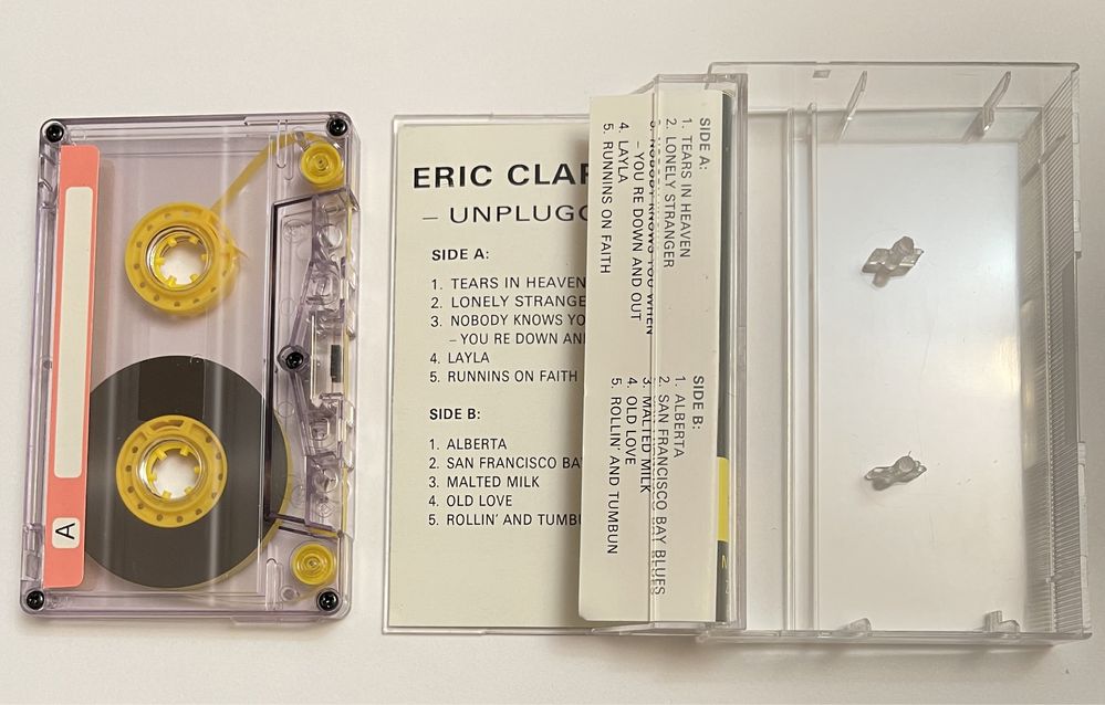 Eric Clapton Unplugged kaseta magnetofonowa audio