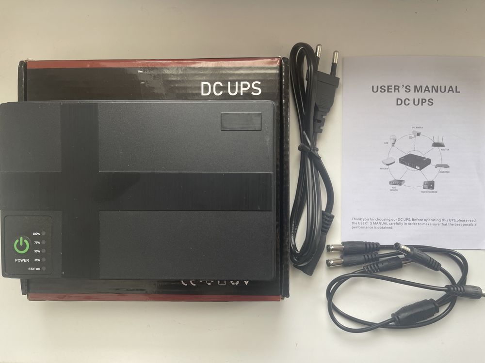 UPS Павербанк (ДБЖ) для роутера (Powerbank 10000mAh,  9v, 12v)‌