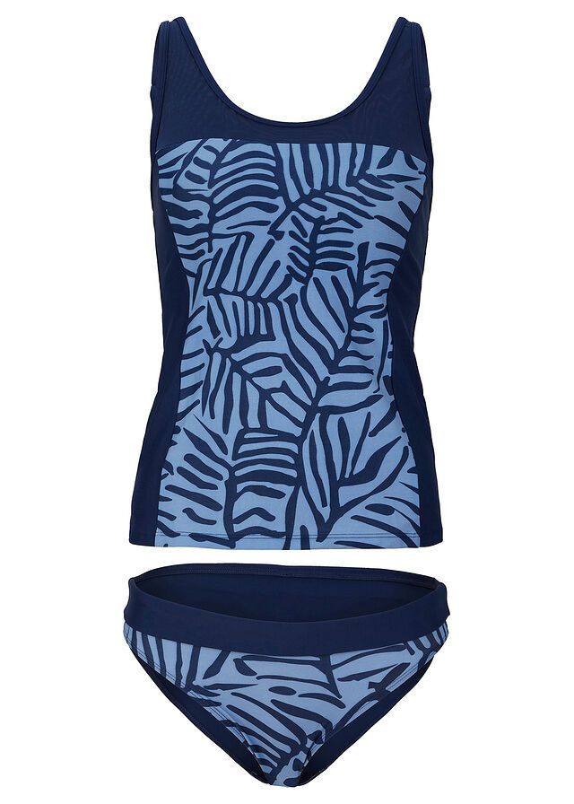 B.P.C granatowe tankini z nadrukiem ^38