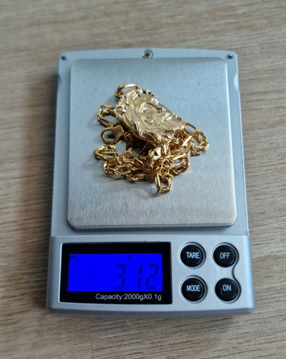 Fio em Ouro com Cristo 19.2 Quilates