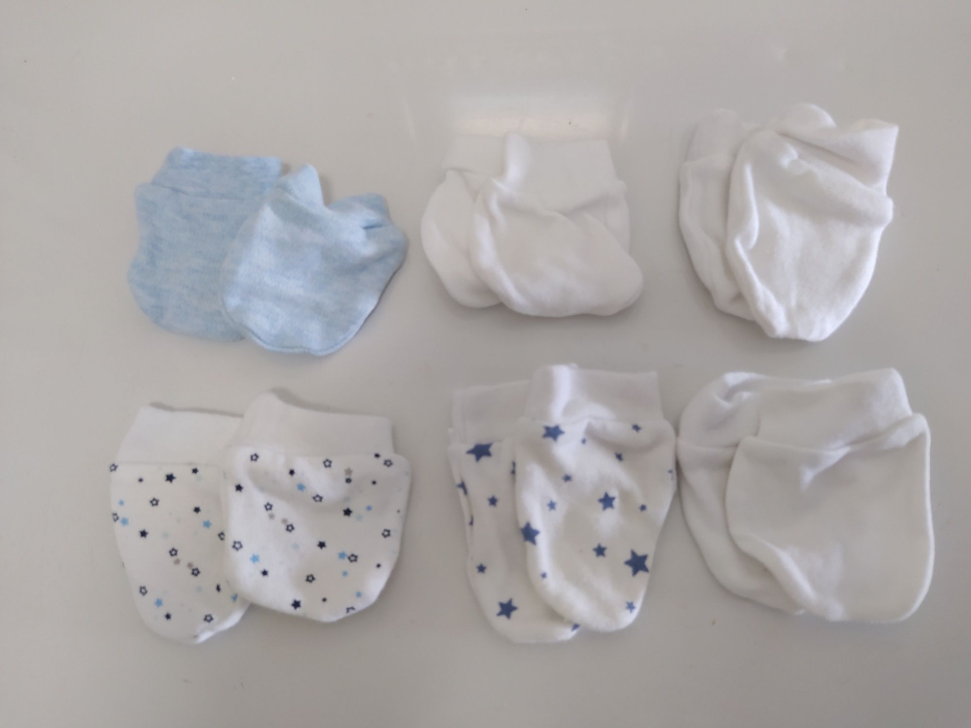 Conjunto de luvas 0-3 meses