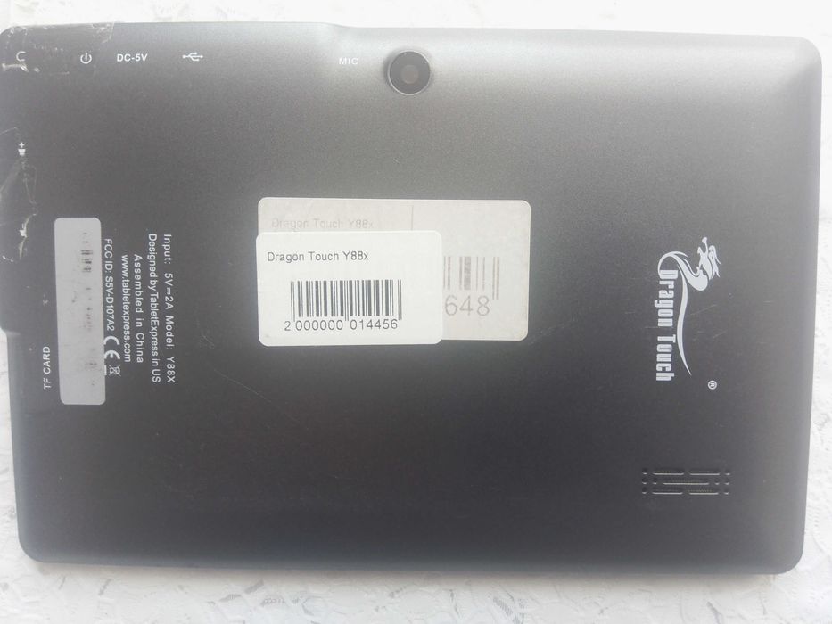 Планшет Dragon Touch несправний