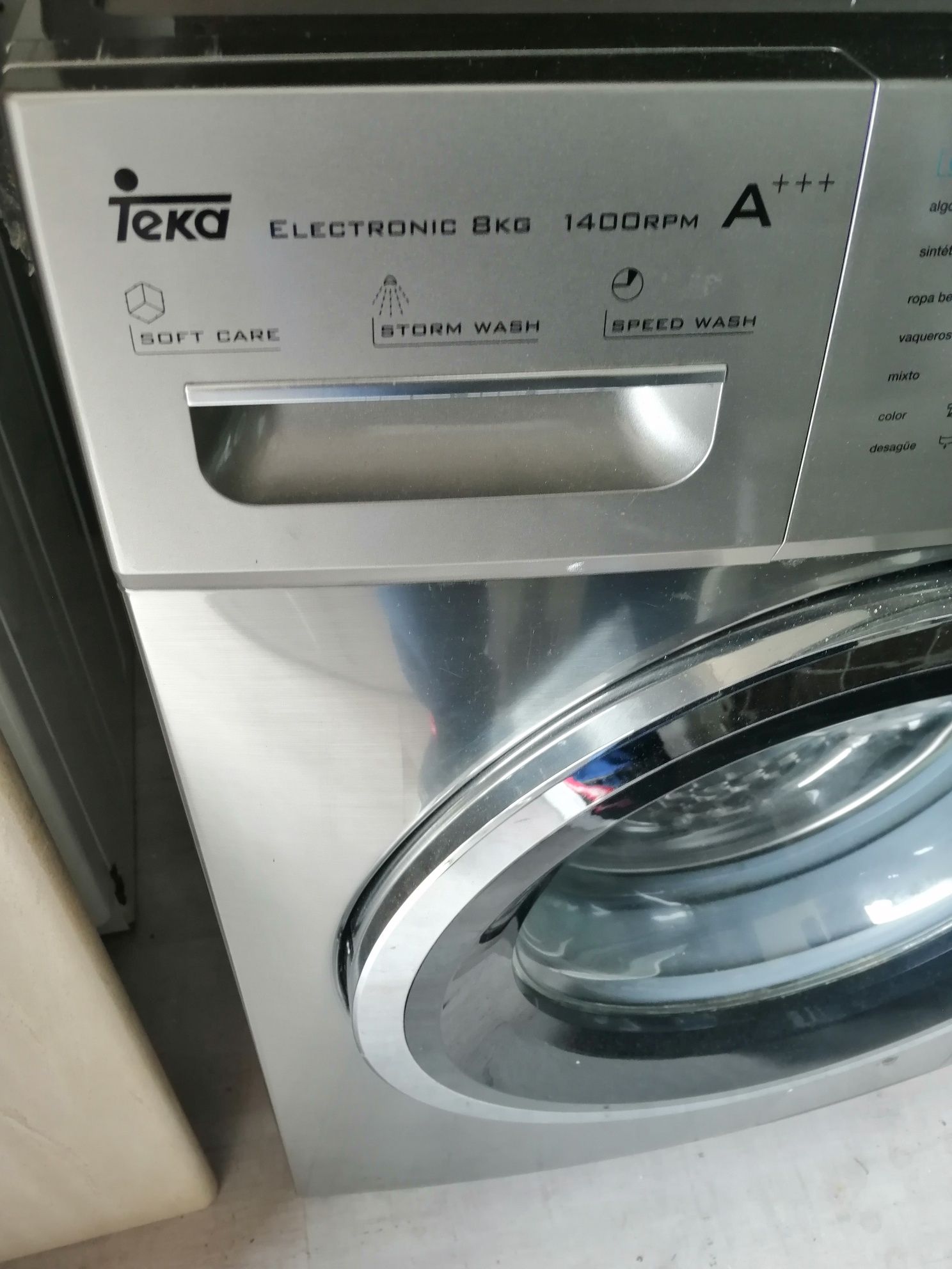 (disponivel) Maquina teka inox 8kg c. entrega/garantia