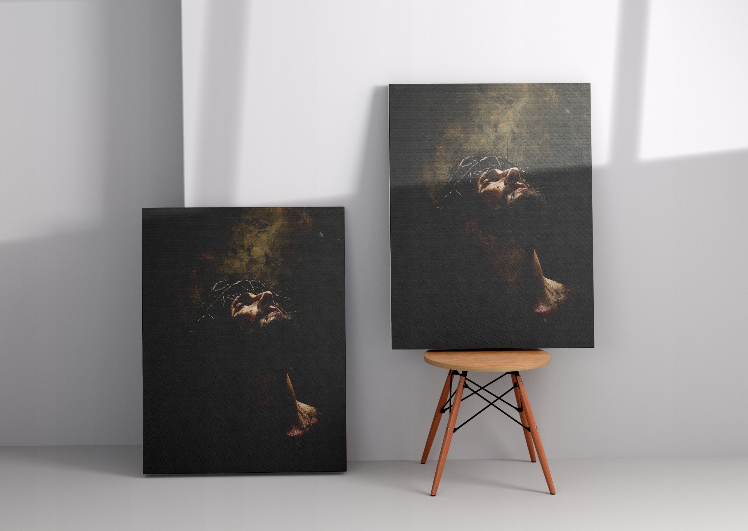 Obraz na płótnie Jezus Chrystus w koronie cierniowej 90x120