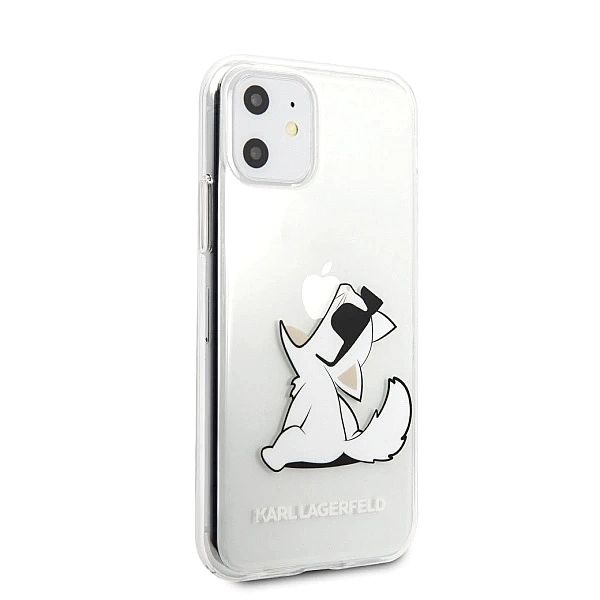 Etui Karl Lagerfeld Choupette Fun na iPhone 11 / Xr - przezroczyste