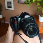 Nikon D60 zestaw z obiektywem 18–55 VR + karta SD + ładowarka
