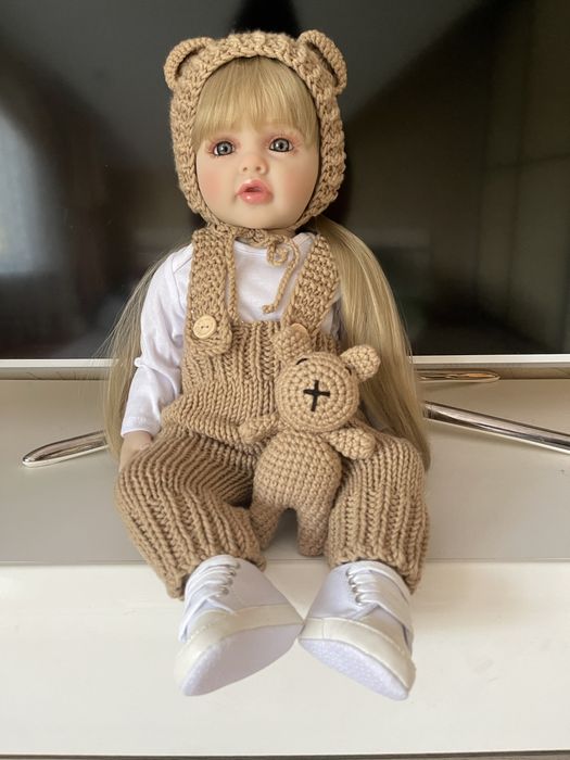 Лялька реборн вінілова, силіконова