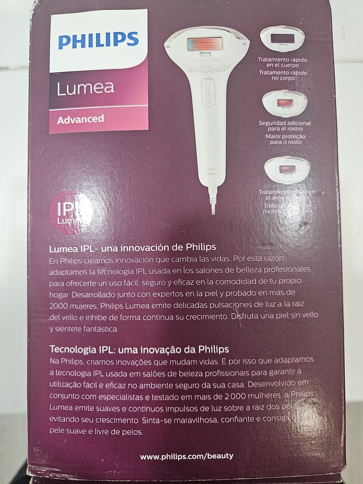 Depiladora a Laser Philips Advanced  IPL Lumea