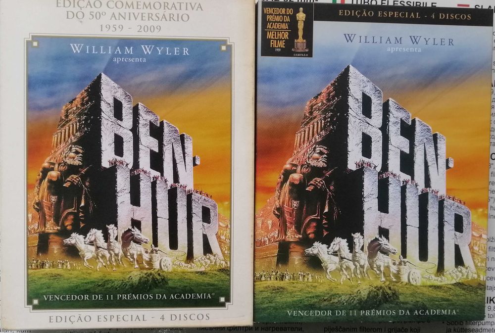 Ben Hur William Wyler ( 4 dvds Ed. Especial 50 aniversario) RARIDADE
