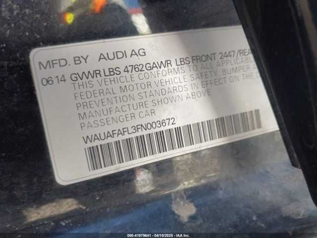 Audi A4 2015 Premium Plus