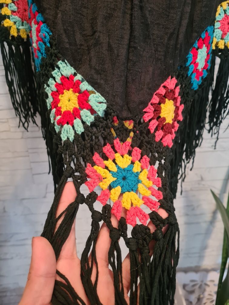 Sukienka tunika plażowa pareo boho