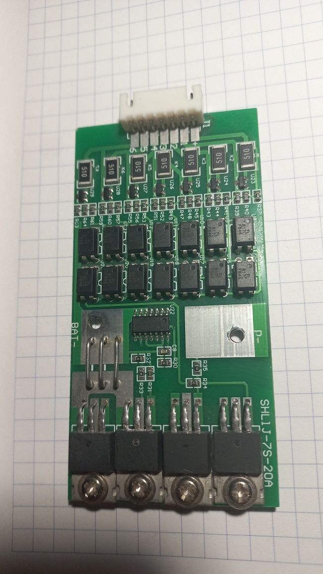 BMS Li-Ion SHLIJ-7S-20A с балансиром
