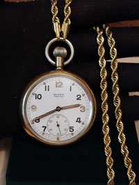 Военные Карманные часы Buren GRAND PRIX Bravingtons LONDON 1943 год