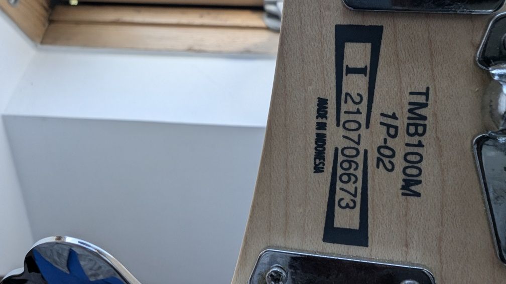 Ibanez TMB100M – żółty, klonowa podstrunnica – aktywny, stan idealny!