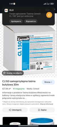 Taśma Ceresit CL 150