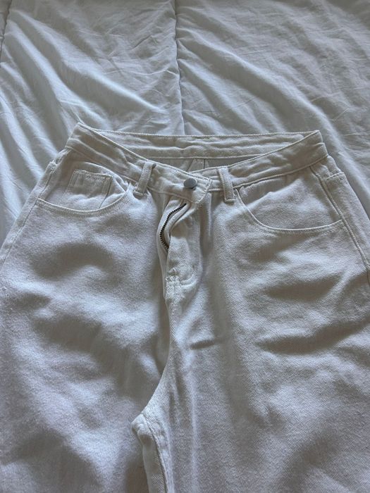 Calças de ganga branca