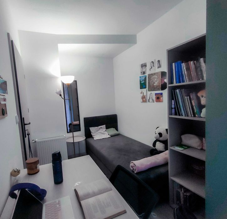 Pokój w nowym mieszkaniu z balkonem | UJ UEK AGH PK UP | Ruczaj