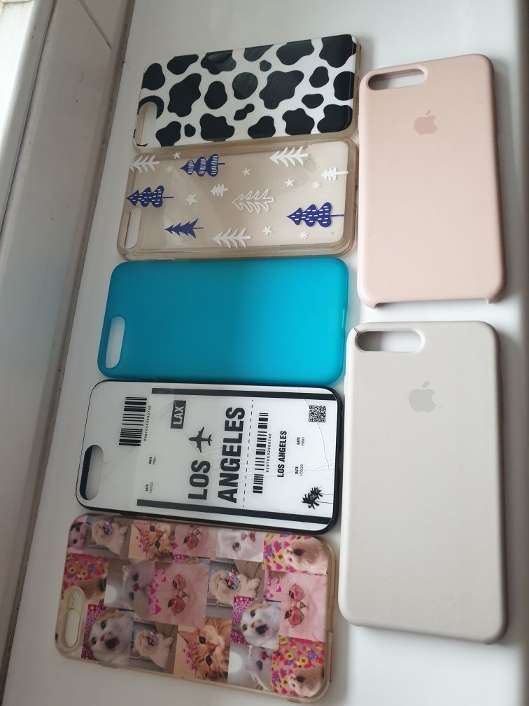 Etui , Case iphone 7plus,  8plus- 7szt