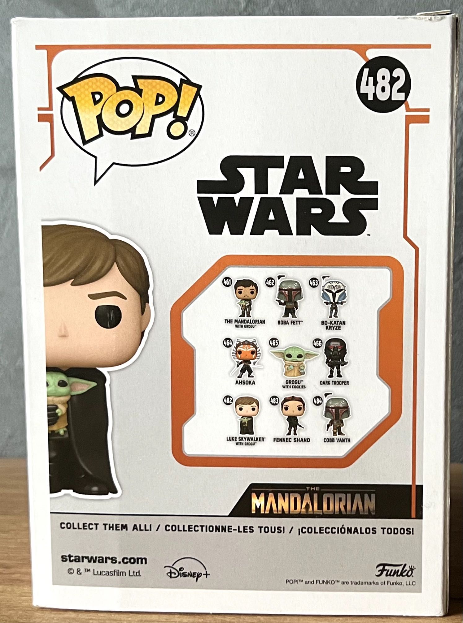 Funko Pop! Star Wars. Luke Skywalker with Grogu #482