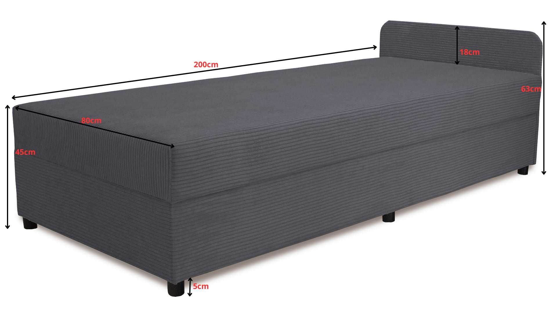 Tapczan FLORA 80x200/90x200 pojemnik na pościel KUPUJESZ U PRODUCENTA!