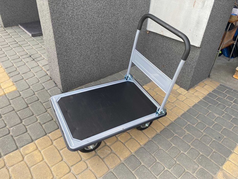 Nowy Wózek transportowy platformowy 350kg Drel Pompowane koła