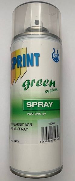Spray de verniz Acrílico de alto brilho 1K - Sprint