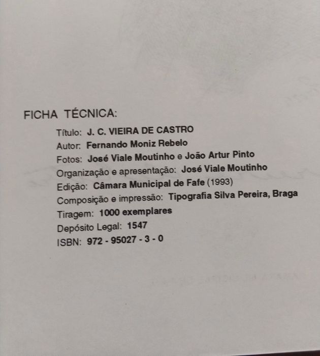 J. C. Vieira de Castro - Fernando Moniz Rebelo