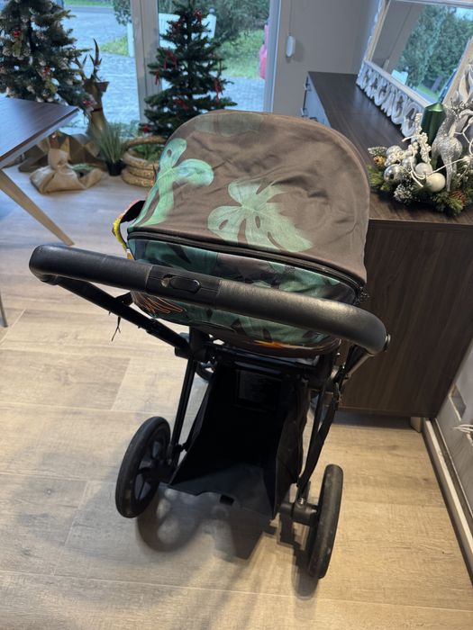 Wózek Cybex Priam Birds of paradise papuga monstera