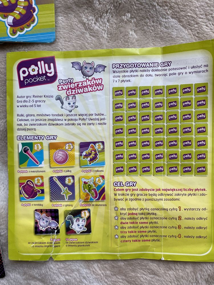 Gra planszowa polly pocket