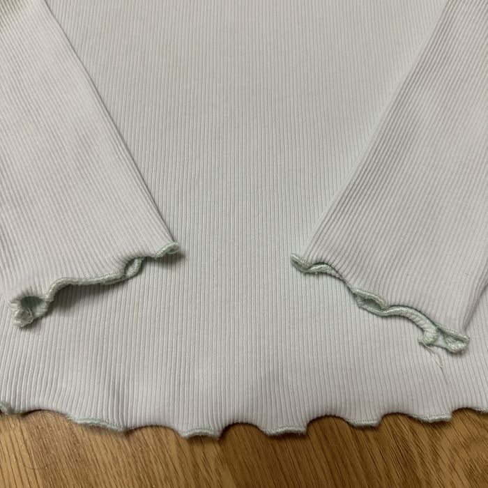 Нарядна джинсовка на дівчинку 5 6 110 116 регланчик в рубчик футболка