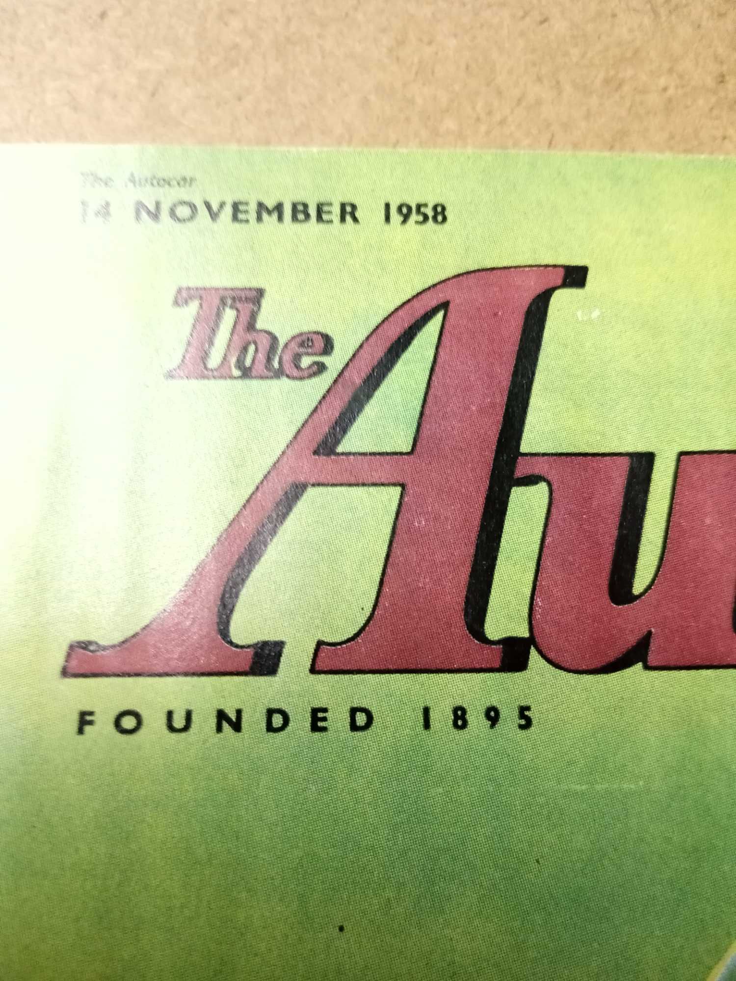 The Autocar - 14 Nov. 1958