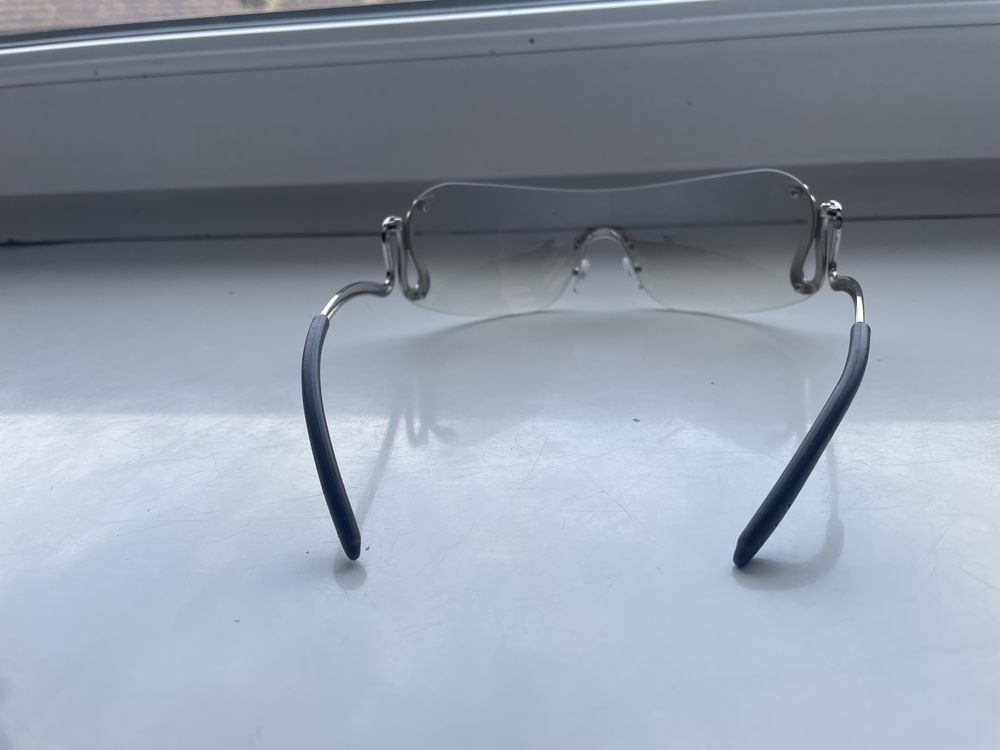 Okulary Y2k transparent  żmija