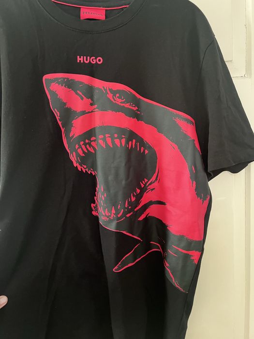 Оригінал Футболка HUGO BOSS (HUGO) Shark Print розмір L