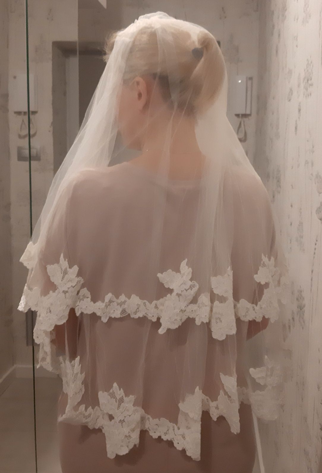 Wyjątkowa ponadczasowa suknia ślubna Lite rozm.42 + bolerko + welon