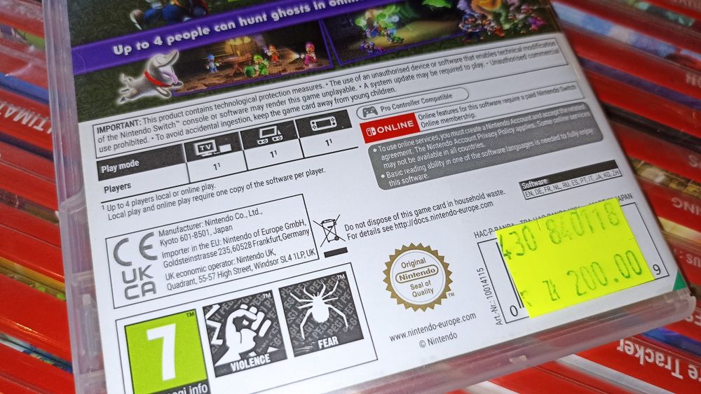 Luigi's Mansion 2 HD Nintendo Switch (możliwa zamiana) sklep