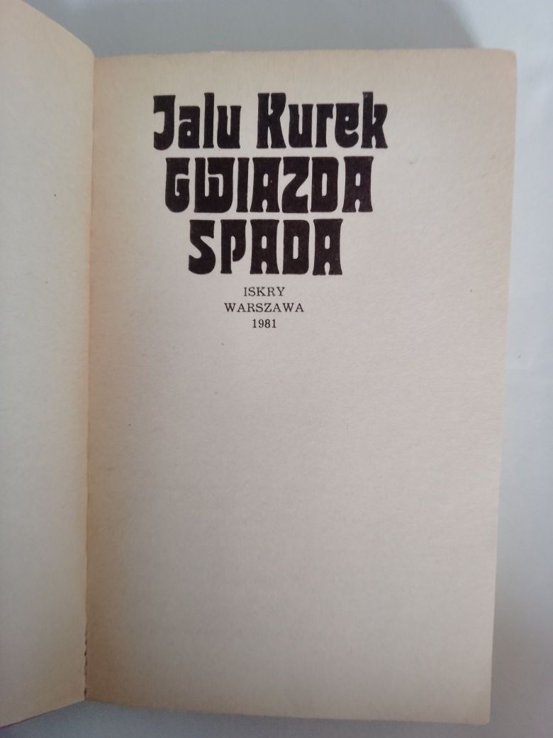 Jalu Kurek Gwiazda spada