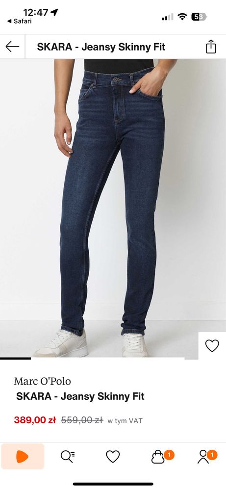 Jeansy skinny Marc O’Polo M